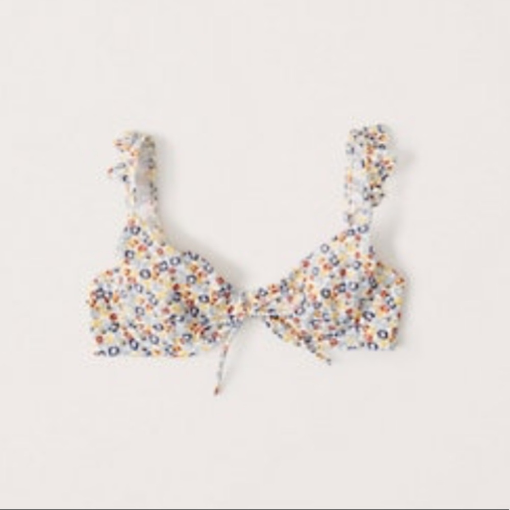 Ruffle Strap Bikini Top